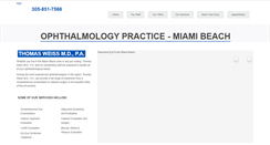 Desktop Screenshot of miamibeacheyedoctor.com