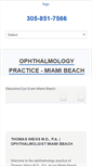 Mobile Screenshot of miamibeacheyedoctor.com