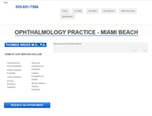 Tablet Screenshot of miamibeacheyedoctor.com